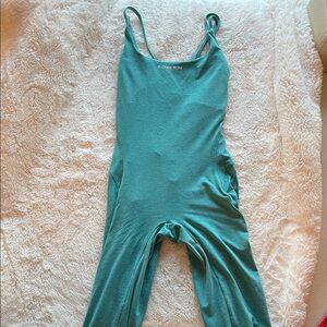 Pome Bom Teal Jumpsuit